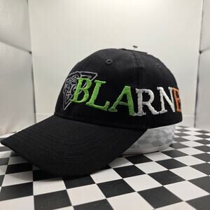 NWT Blarney Castle Hat Official Merchandise Black Embroidered Irish Souvenir Cap